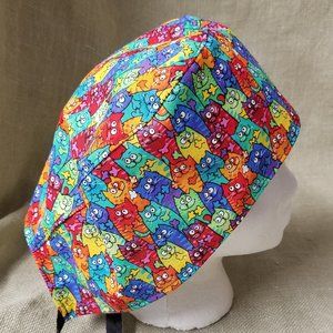 Happy Packed Cats Scrub Cap